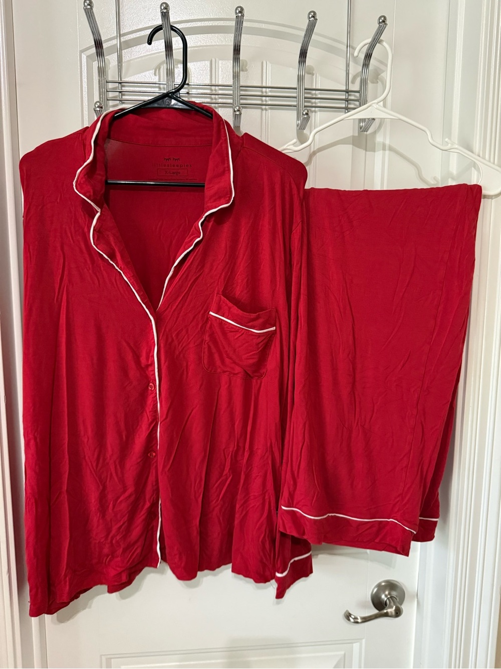 Women's Red Pajama Set Little Sleepies